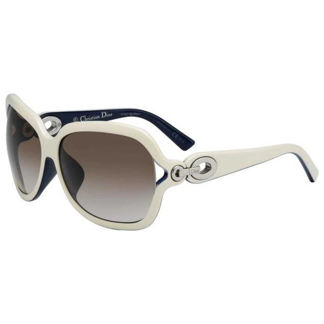 Dior White Oval Sunglasses for Women for sale | eBay
