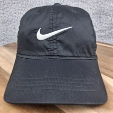 Nike Hat Cap Strapback Toddler Black Swoosh Sportswear Baseball Logo Adjustable