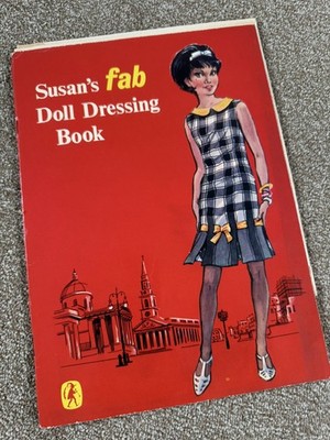 Paper Dolls - Vintage Paper Doll Book Vintage Toy Susans Fab Dressing Doll