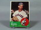 1963 Topps #175 Bob Buhl baseball card. Chicago Cubs. EX