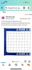 Park & Sun Sports Regulation Size Indoor/Outdoor Professional Volleyball Net