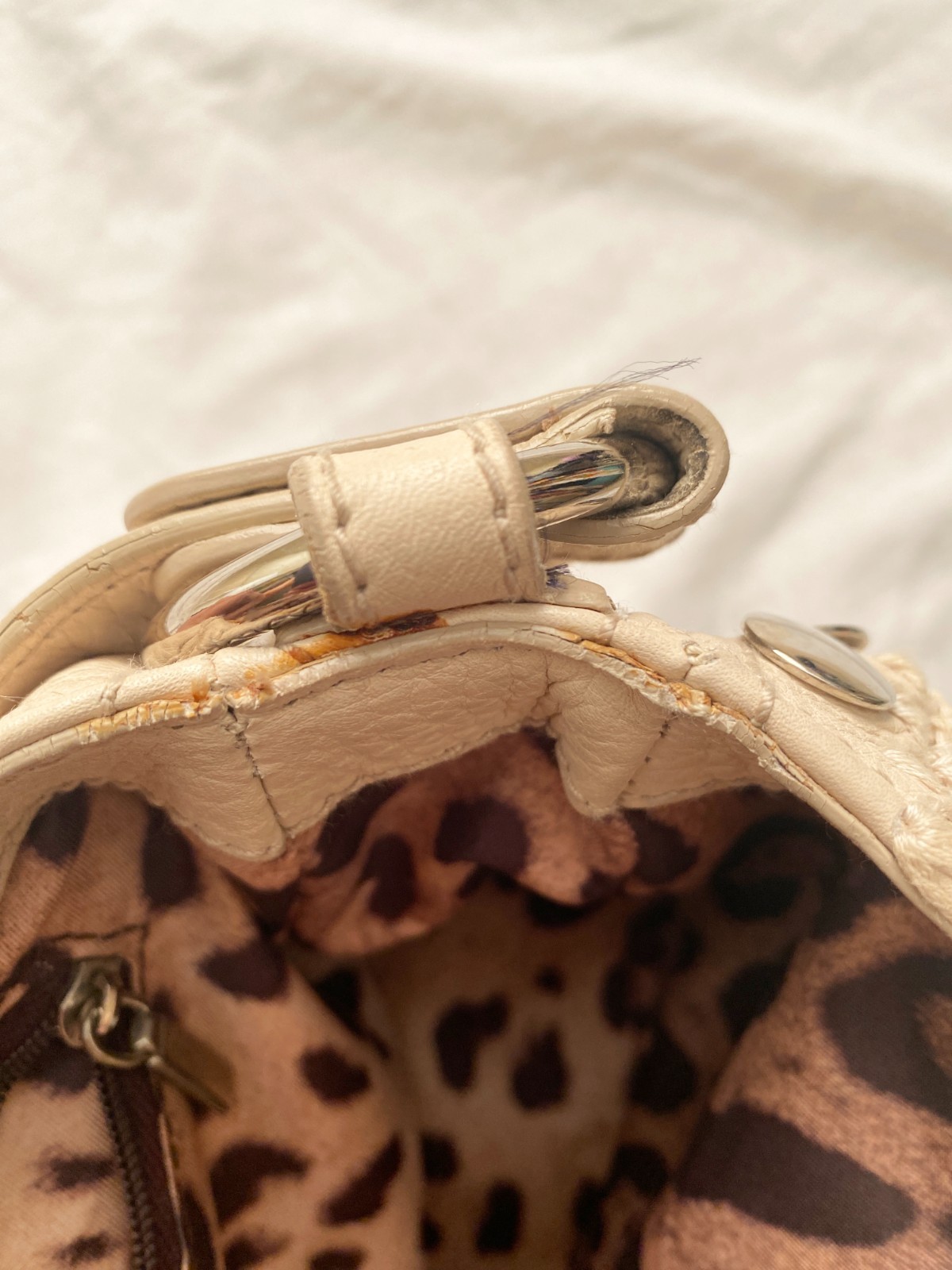 dolce & gabbana python-trimmed cherry shoulder bag - image 8