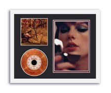 Taylor Swift Autographed Signed 11x14 Framed CD Photo Midnights Blood Moon ACOA