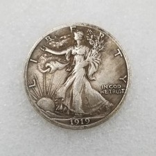 1919 S Dollars Vintage Silver Half Dollar 50C High Grade