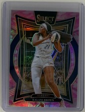 2025 Panini Select WNBA - Concourse Kalani Brown #14 Pink Camo Prizm /175