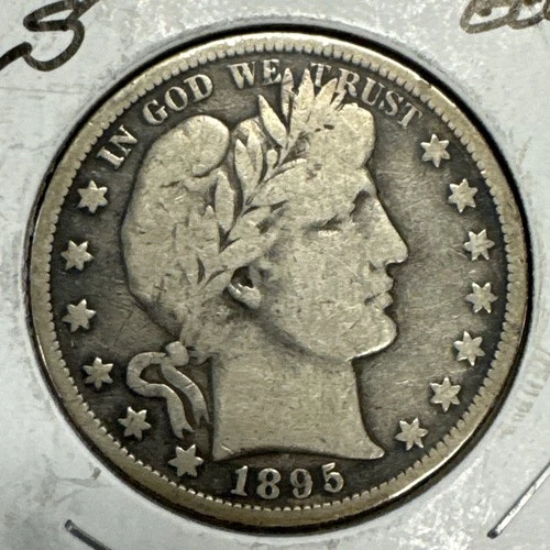 1895-S Barber Half Dollar VG+