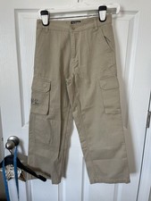 Polo Jeans Co Ralph Lauren Cargo Pants Women's Medium Khaki Cropped Utility Y2K