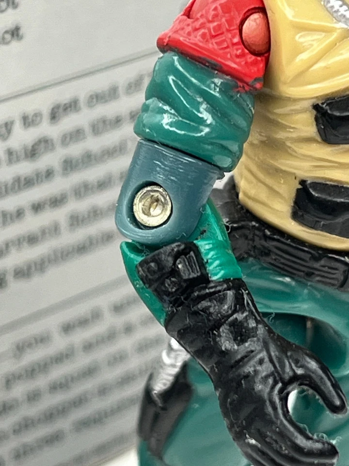 1986 VINTAGE HASBRO G.I JOE COBRA LIFT-TICKET ACTION FIGURE COMPLETE W/ MIC - Image 4 of 4