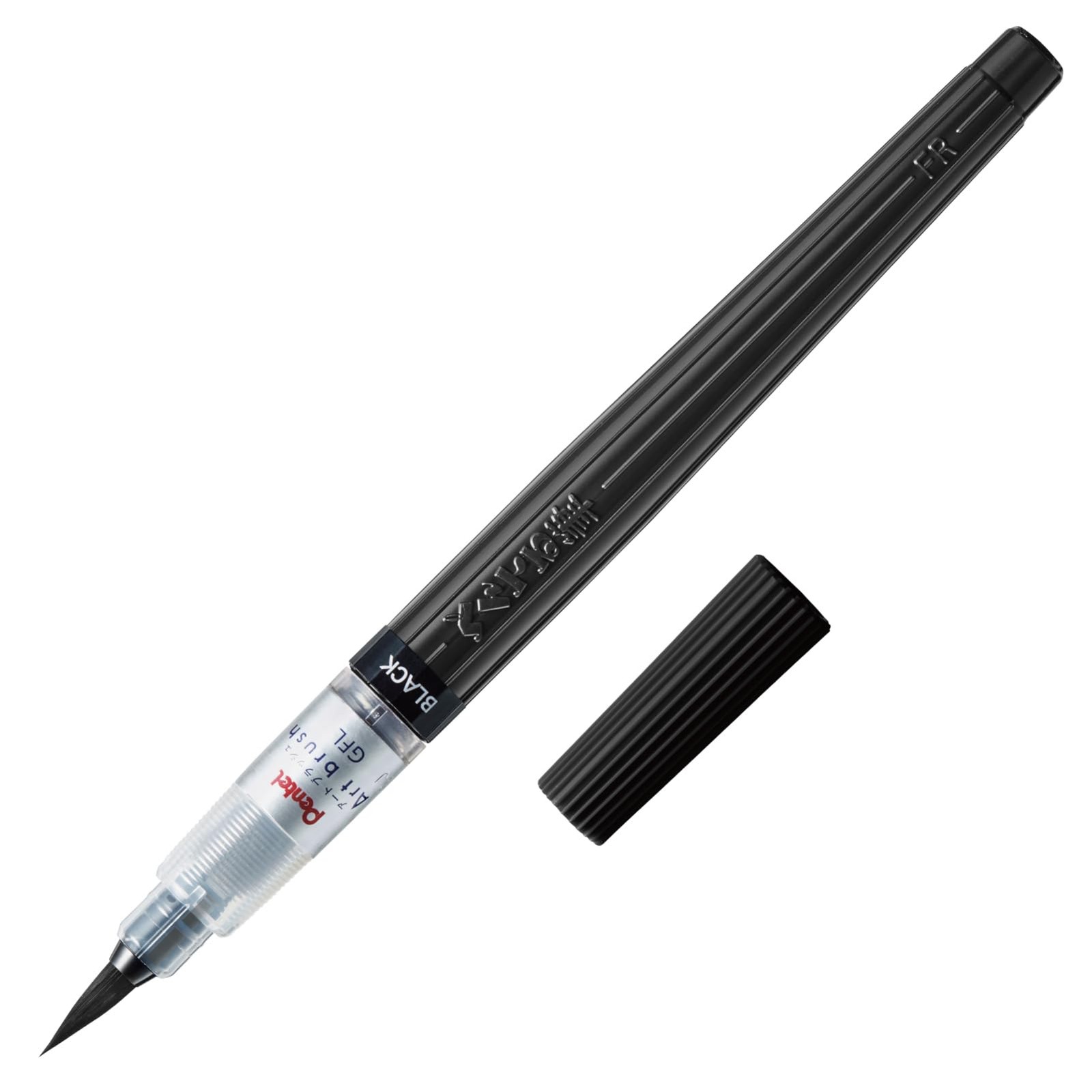 Pentel Color Fude Brush Pen Black XGFL 101 Art Brush Writing