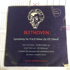 BEETHOVEN Symphony No. 9 Pro Musica Symphony Vienna JASCHA HORENSTEIN ~ 1956 UK