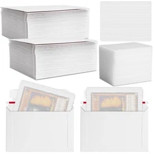 200 Pcs Trading Card Shipping Set 4 x 6'' Trading Card Protector and Envelope...