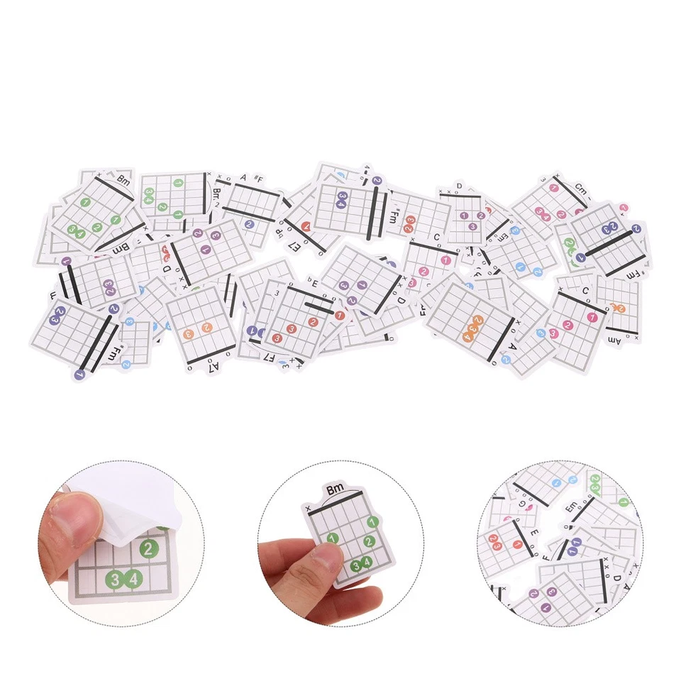 57 Pcs Partition D'entraînement Aux De Guitare Chord Trainer - Photo 2/4