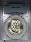 1953-S Franklin Half Dollar PCGS MS65 Gem Quality