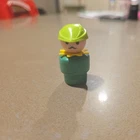 Vintage Fisher Price Little People Wood Body 993 Castle Green Woodsman