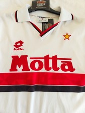 Maillot Vintage AC Milan Lotto Donadoni N°7 - Taille XS (164) - Made In Italy