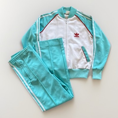 Vintage Adidas Tracksuit Women's S 80s 2 Piece Retro Athleisure