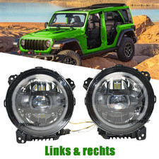 LED Scheinwerferpaar DRL Halo für Jeep Wrangler JL Gladiator JT 2020-2024