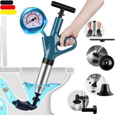 Abflussreiniger Abflusspumpe Pömpel Pümpel WC Toilette Pressluft Rohrreiniger DE