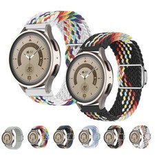 Nylon Magnic Braided Strap Bracelet For Samsung Galaxy Active 2 Watch 4 5