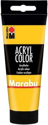 Marabu Acrylfarbe Acryl Color 100 ml mittelgelb 021