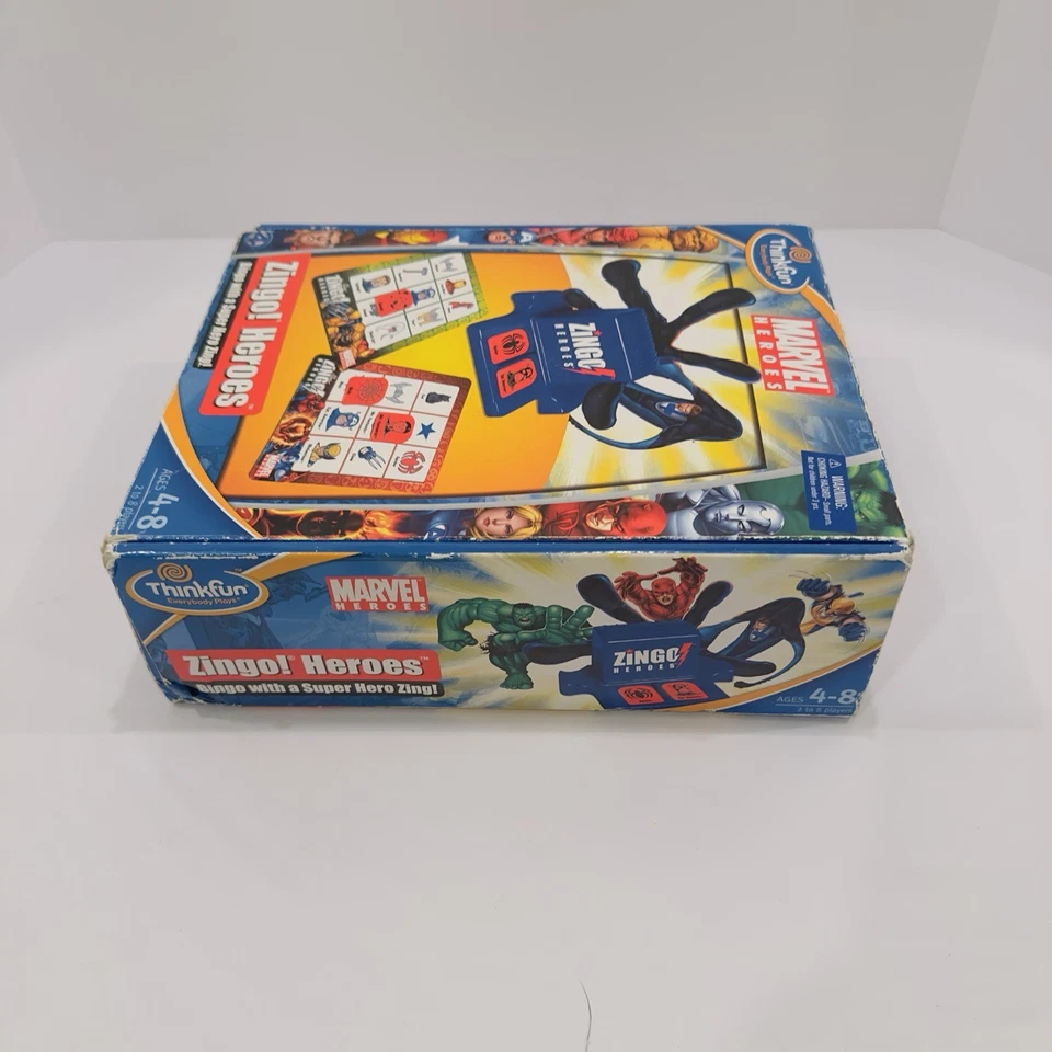 Marvel Zingo! Heroes ThinkFun Bingo Game 2006 - Image 3 of 4
