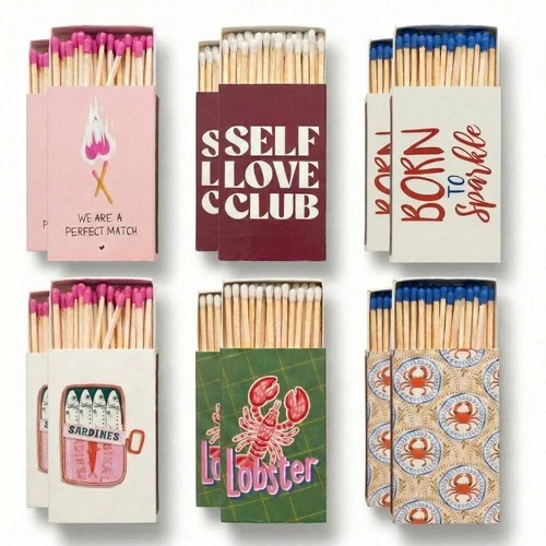 Match matchbox 600pcs 12x50 matches 10cm long FSC wood XL