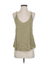 NWT Elodie Women Green Sleeveless Blouse XS