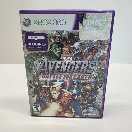 Marvel Avengers: Battle for Earth (Microsoft Xbox 360 Kinect) Tested 2012 CIB