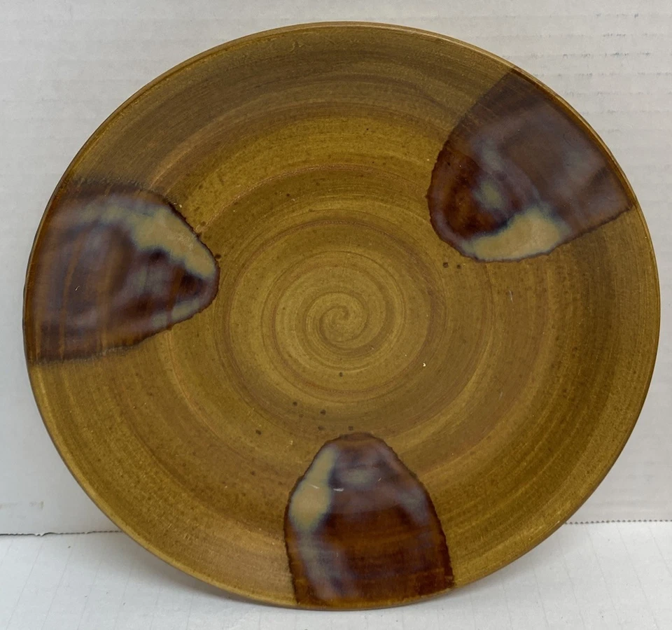 Juego de vajilla de 4 piezas Sango Splash 4951 marrón hecho a mano por goteo; 1 lugar Foto 4 de 4