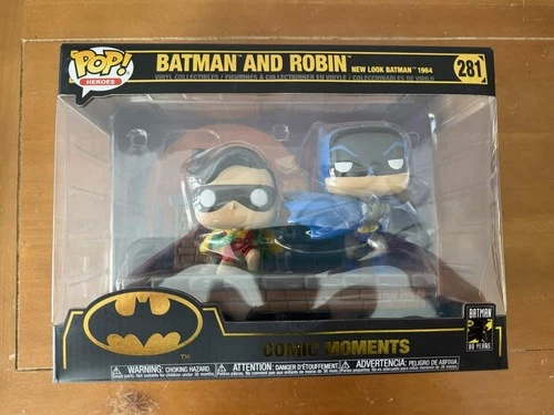 Funko Pop! Moments: DC Universe - Batman and Robin (New Look Batman 1964) #281
