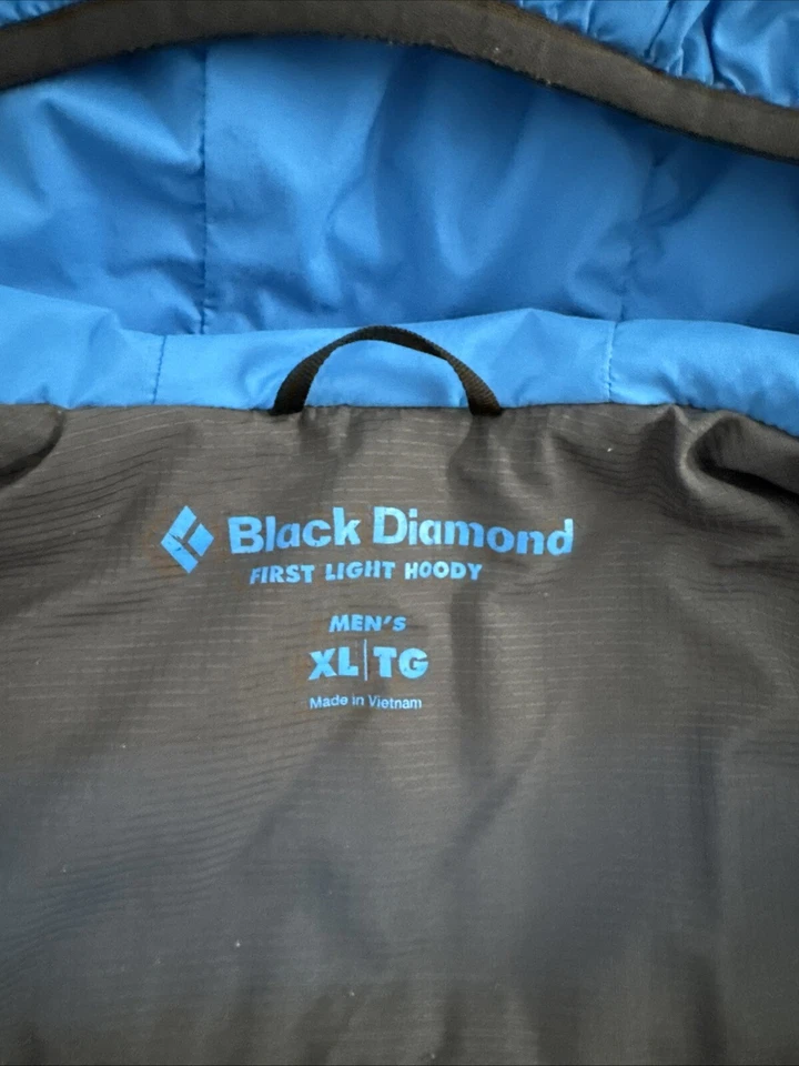 Chaqueta con Capucha BLACK DIAMOND Para Hombre Acolchada Primera Luz Elastizada XL - Azul Foto 2 de 3