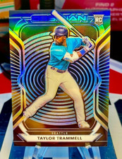 2021 Taylor Trammell Panini Obsidian Baseball Silver Prizm Rookie Card #43