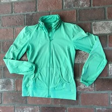 Reebok Mint Green Women's Size Small Zip up Athletic jacket
