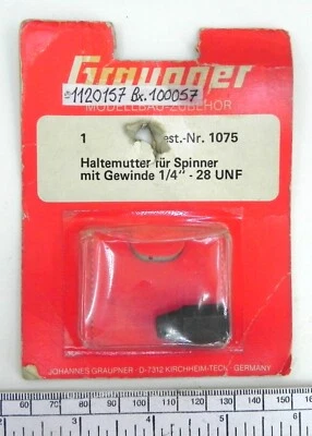 Écrou adaptateur de cône - Liste Graupner 1075 - 1/4" UNF - Photo 1/4