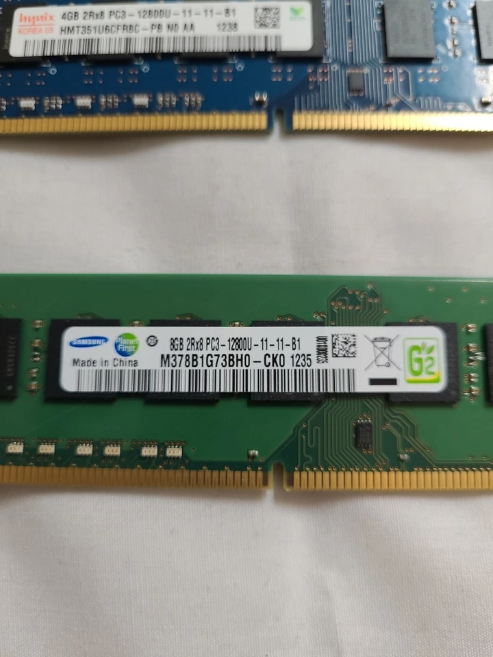 Hynix 4GB HMT351U6CFR8C-PB NO AA, Samsung 8GB 2Rx8 PC3 M378B1G73BH0, Plus 1 more - Image 2 of 4