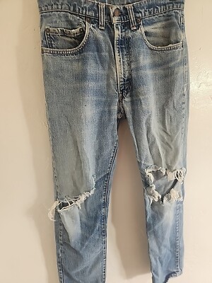 vintage single stitch 505-0217 levis jeans 31 x 32 distressed