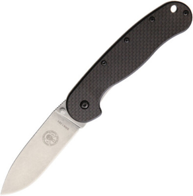 BRK Designed by ESEE Avispa Framelock CF D2 Folding Knife BRK1302CF D2