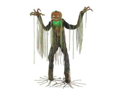 Root Of Evil Animated Prop 7' Haunted House Pumpkin Scarecrow Animatronic Horror