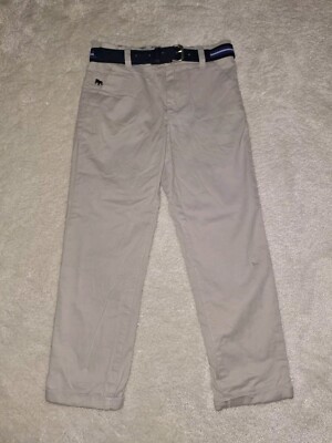 Jasper Conran elegante Chinohose grau mit Gürtel Alter 6 Jungen