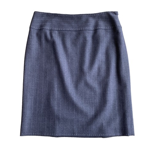 Jupe Elie Tahari En Laine Lavande Taille 6 - A-line Jamais Portée