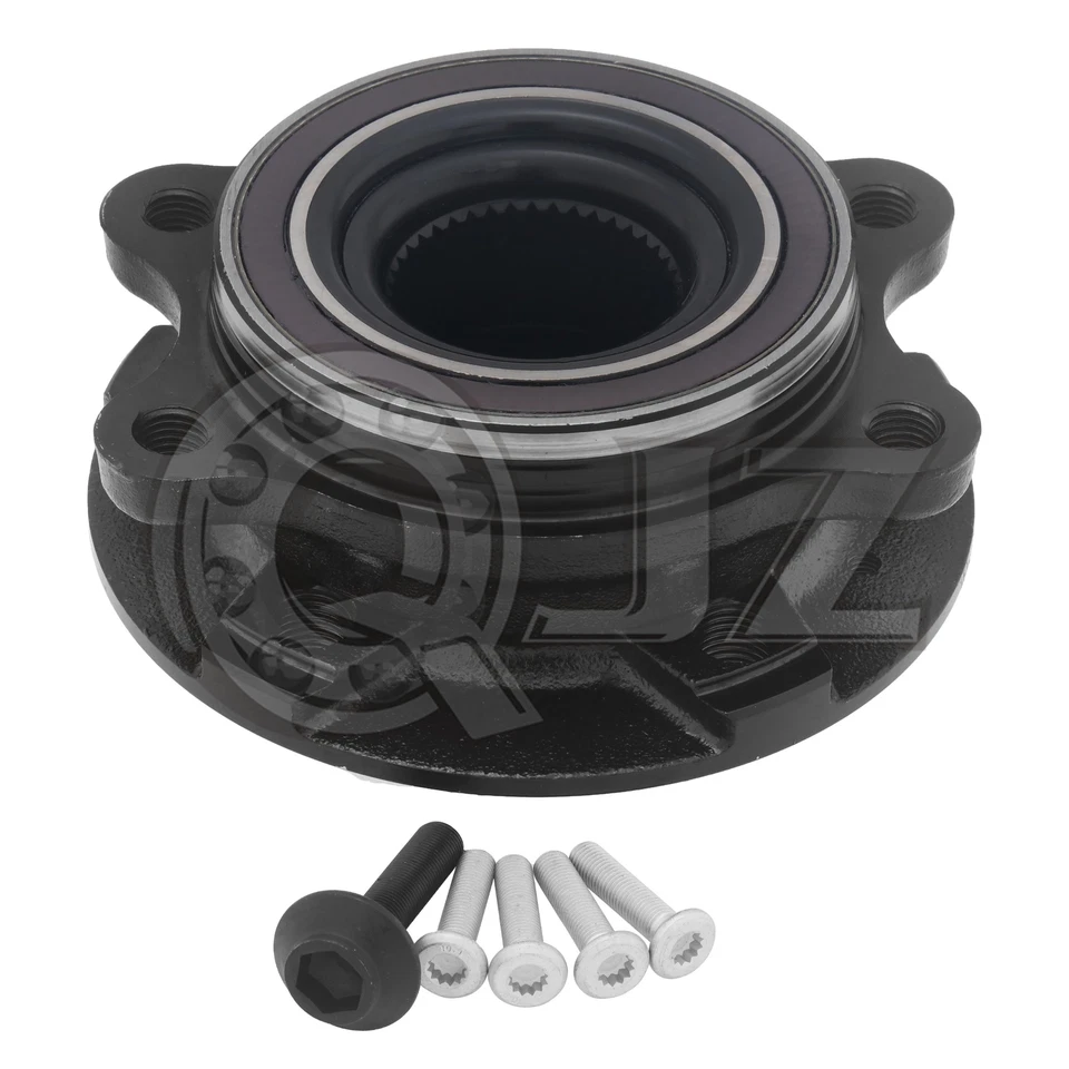 [1 paquete] Conjunto de buje de rueda delantera con recubrimiento eléctrico BR930817K para Audi S4 2010-2015 AWD Foto 2 de 4