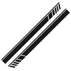 2Pcs Car Body Side Sticker Decal Stripe Graphics Exterior Trim For Off-road SUV