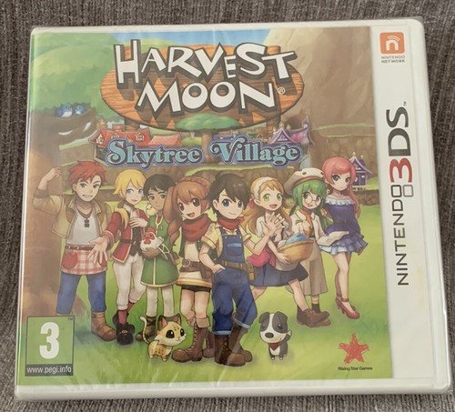 Harvest+Moon+Skytree+Village+Nintendo+3ds+Game+3+Years for sale online