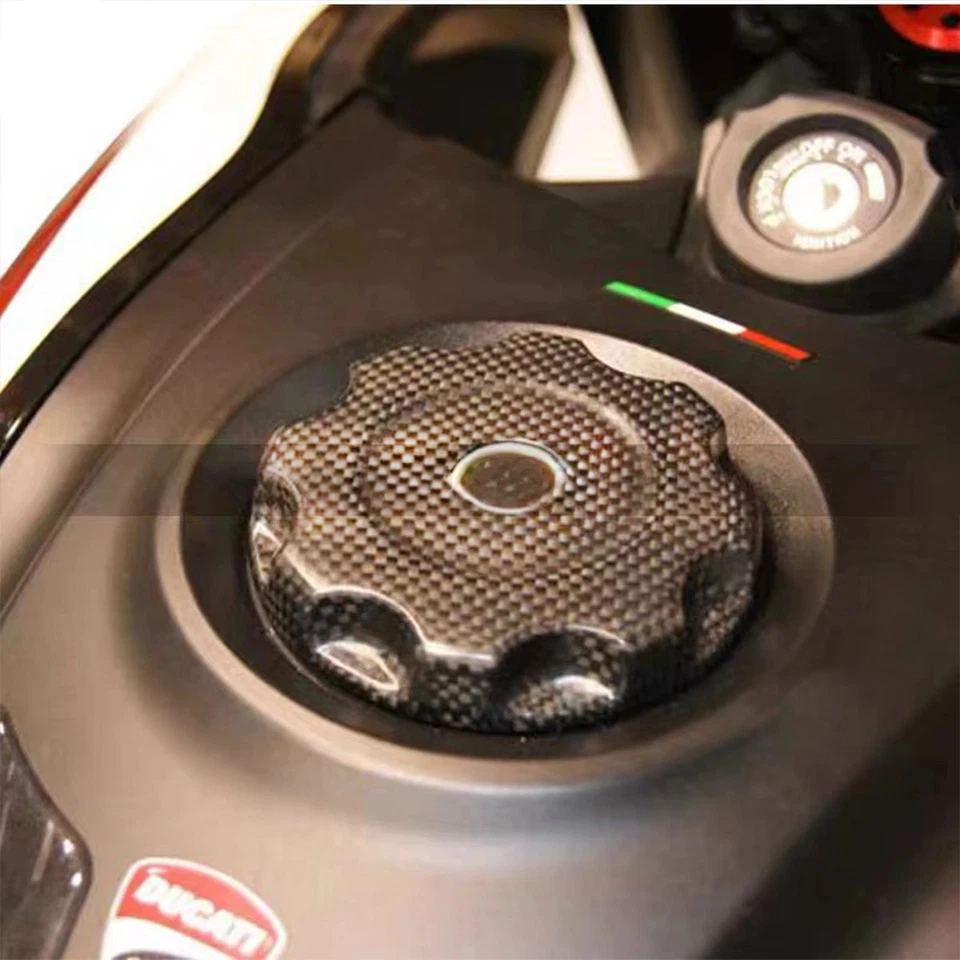 Крышка топливного бака для DUCATI Hypermotard 1100 EVO SP 939 796 из углеродного волокна - Изображение 2 из 4