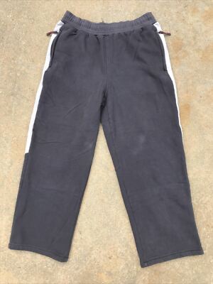 Vintage Nike Track Sweat Pants Men's Size L 90s Joggers Grey