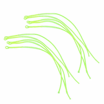 YELLOW NYLON BRAIDED LEADER 30lb LOOPS FINEST FISHING TROUT 4 PACK Attach leader