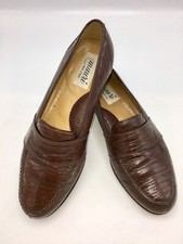 Mauri Men's Brown Genuine Lizard Loafers US Size 7D EUC SALE!