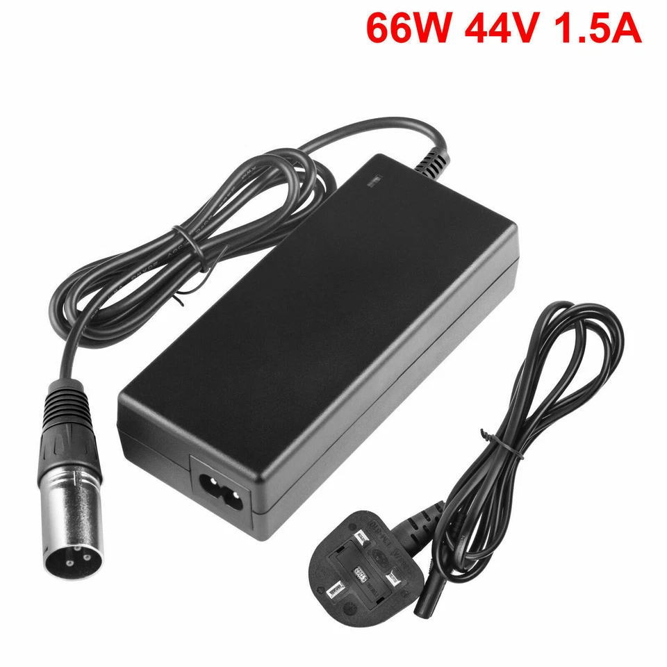 Male 3-Pin XLR Plug DC 44V 1.5A Charger for 36V 12Ah Lead-acid Scooter Battery - Image 4 of 4