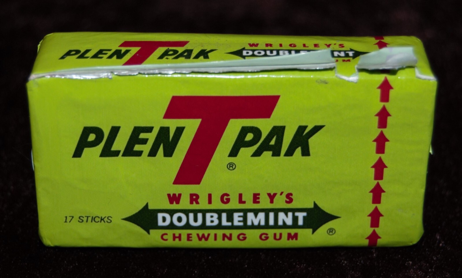 Vintage Wrigley's Doublemint Gum PlenTPak 17 Sticks 1980s SEALED