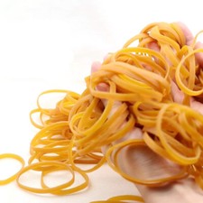 400 pcs Strong Elastic Natural Rubber Bands 1.5mm Thick 50mm Dia 5mm W Stretchy